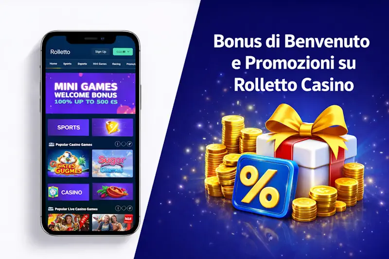Bonus di Benvenuto e Promozioni su Rolletto Casino
