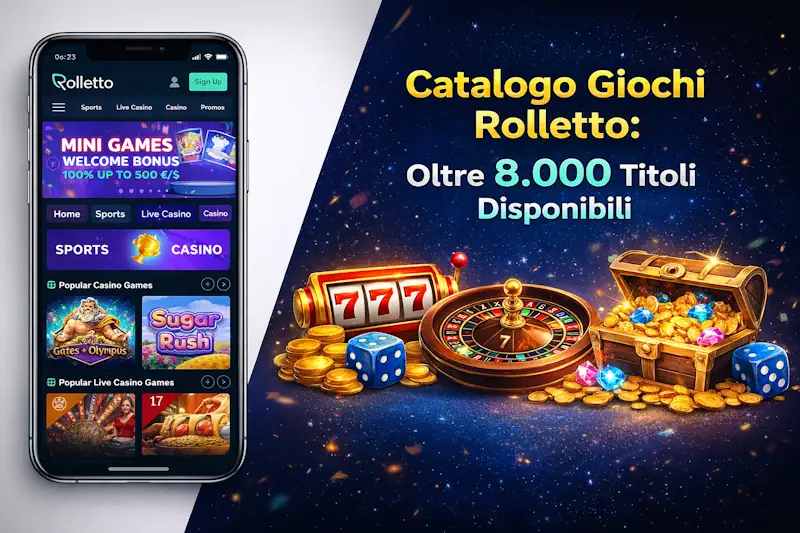 Catalogo Giochi Rolletto: Oltre 8.000 Titoli Disponibili