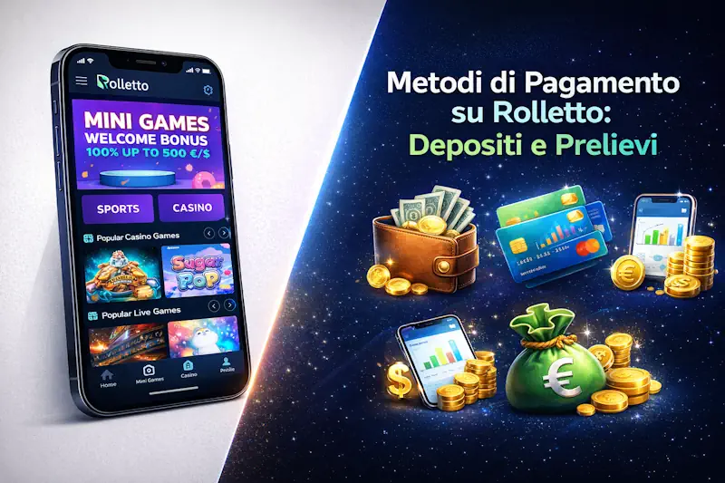 Metodi di Pagamento su Rolletto: Depositi e Prelievi