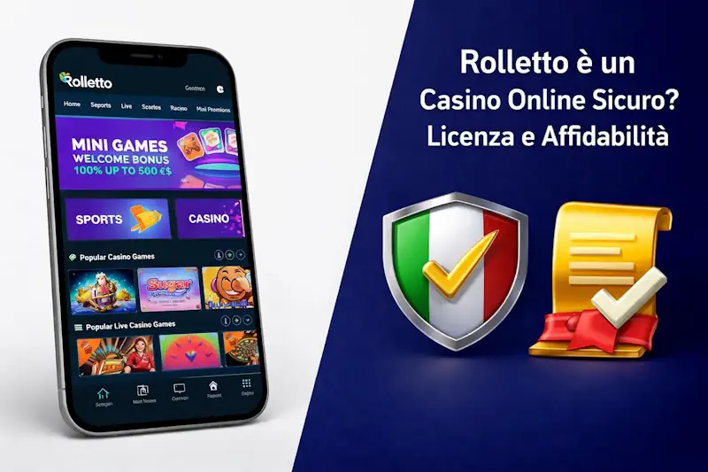 Rolletto è un Casino Online Sicuro? Licenza e Affidabilità