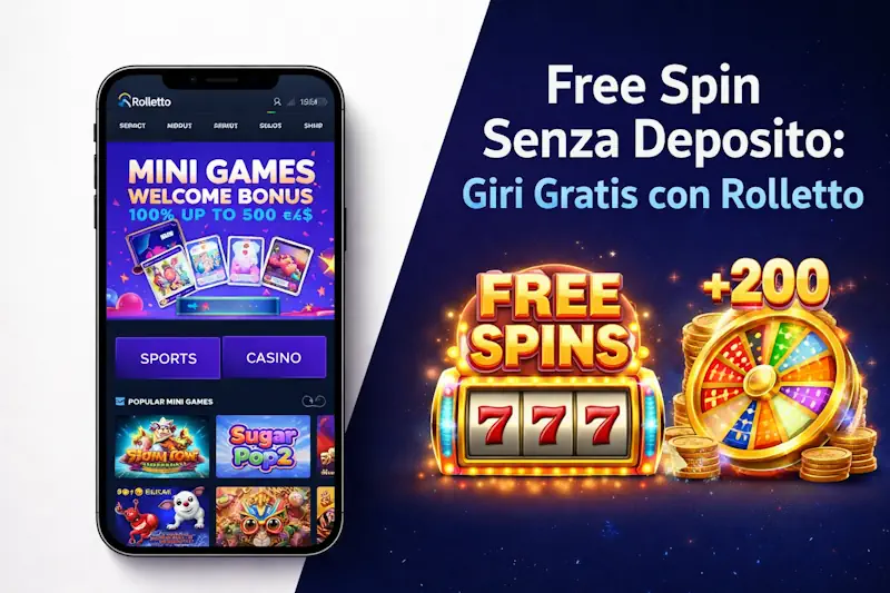Free Spin Senza Deposito: Giri Gratis con Rolletto