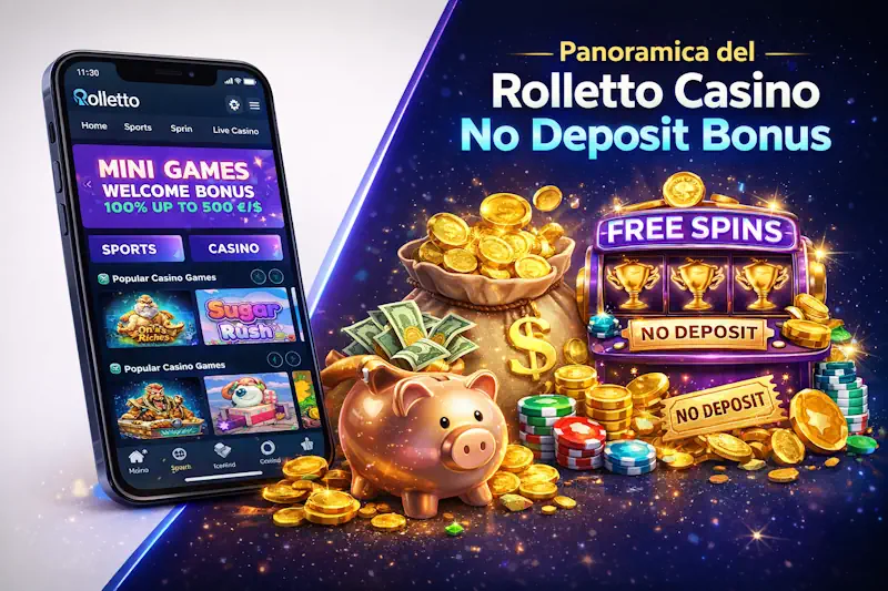 Rolletto Casino No Deposit Bonus: Ottieni il Tuo Bonus Senza Deposito
